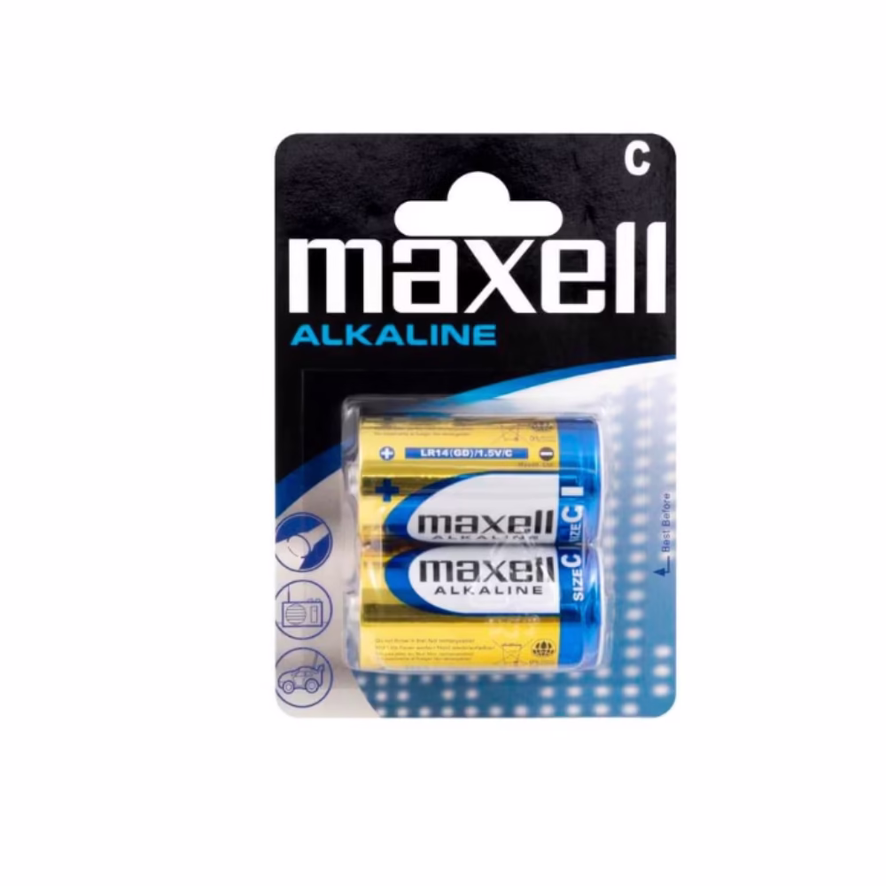 Maxell Alkaline LR14/C Blister van 2