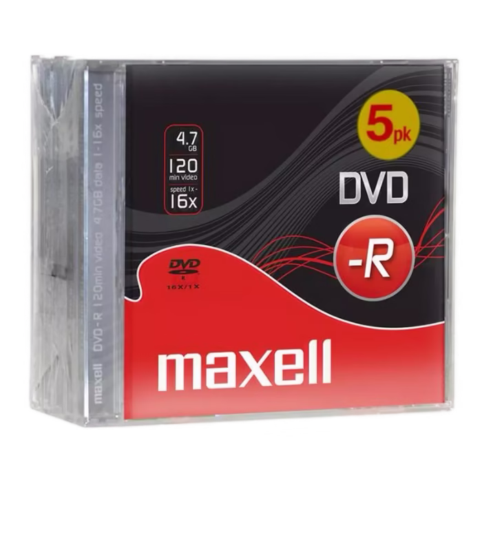 Maxell DVD-R 4.7 GB 5 pak