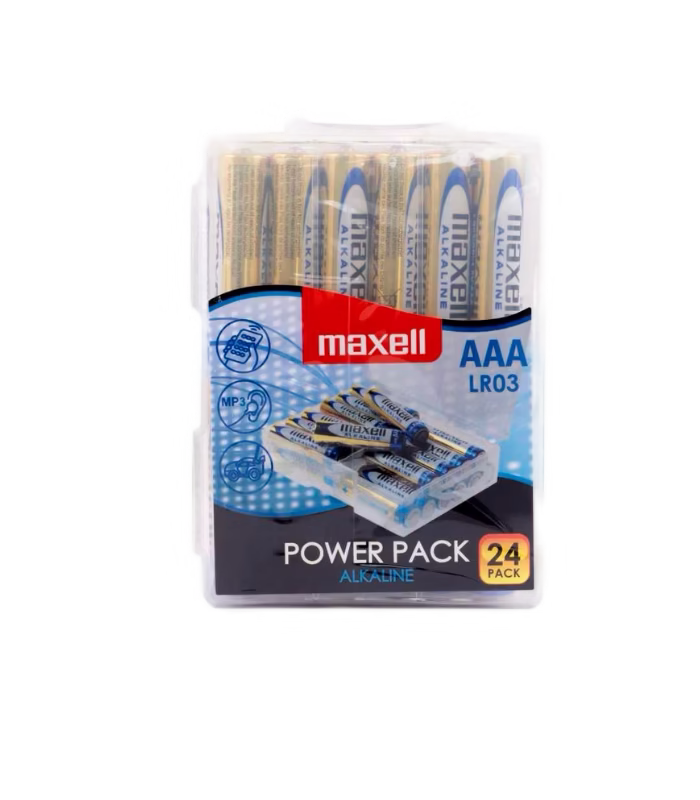 Maxell Alkaline AAA 24 stuks in opbergdoos - 1.5V - LR03 – 790268